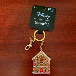 NWT Disney Loungefly Mickey & Friends Gingerbread Keychain